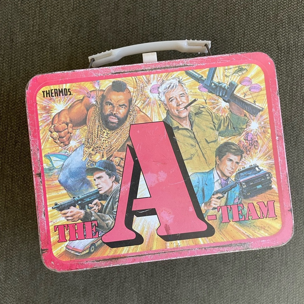 Vintage A Team Metal Lunchbox